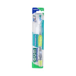 CEPILLO DENTAL ADULTO GUM-493 TECHNIQUE COMPACTO MEDIO