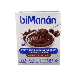 BIMANAN BESLIM SUSTITUTIVO NATILLA  6 SOBRES 50 G SABOR...
