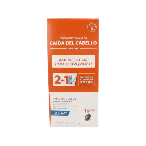 ANACAPS REACTIV CABELLO Y UÑAS 90 CAPSULAS DUCRAY