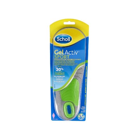 PLANTILLAS DR SCHOLL GEL ACTIV  SPORTTALLA S 1 PAR