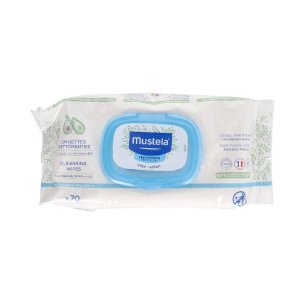MUSTELA TOALLITAS LIMPIADORAS CON PERFUME  60 TOALLITAS