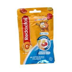 REDOXITOS EXTRA DEFENSAS  25 CARAMELOS GOMA SABOR NARANJA...
