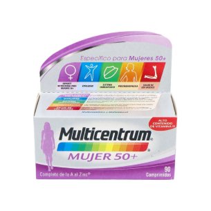 MULTICENTRUM MUJER 50  90 COMPRIMIDOS