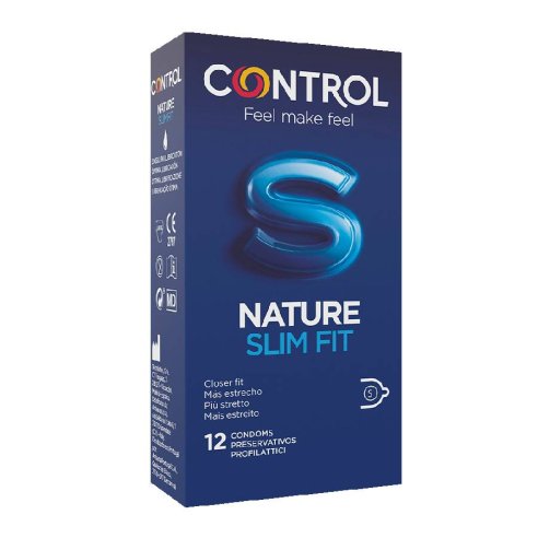 CONTROL NATURE SLIM FIT PRESERVATIVOS 12 UNIDADES