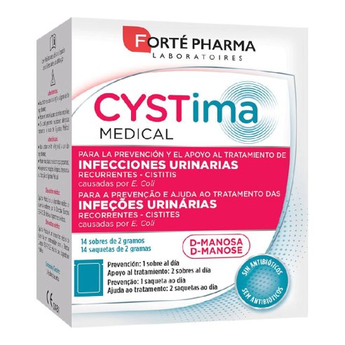 CYSTIMA MEDICAL INFECCIONES URINARIAS 14 SOBRES