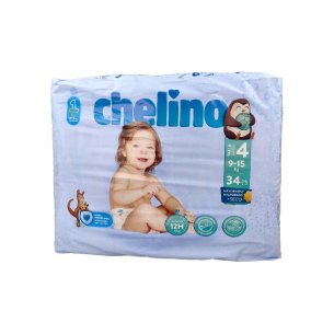 PAÑAL INFANTIL CHELINO FASHION & LOVE T- 4 (9 - 15 KG) 36...