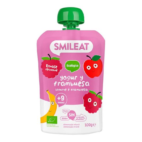 SMILEAT POUCH ECO  1 BOLSA 100 G SABOR YOGUR Y...
