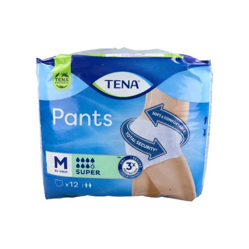 TENA PANTS SUPER MD 12 UN