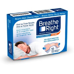 BREATHE RIGHT CLASICAS TIRA ADH NASAL 10 UNIDADES TALLA...