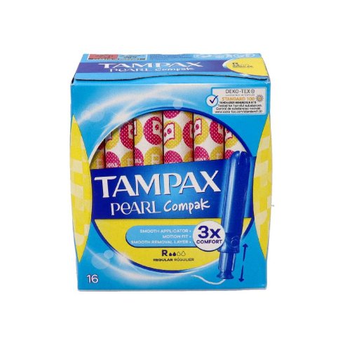 TAMPAX (AMARILLO) COMPAK PEARL TAMPON...