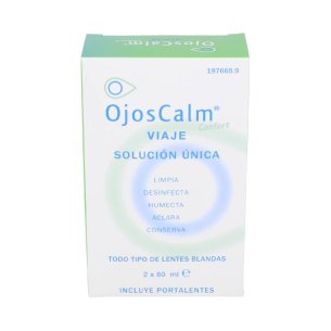 OJOSCALM LENTES DE CONTACTO BLANDAS SOLUCION UNICA 2...