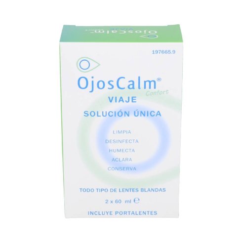 OJOSCALM LENTES DE CONTACTO BLANDAS SOLUCION...