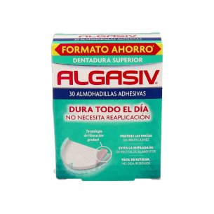 ALGASIV ALMOHADILLAS ADHESIVAS PROTESIS 30 UNIDADES...