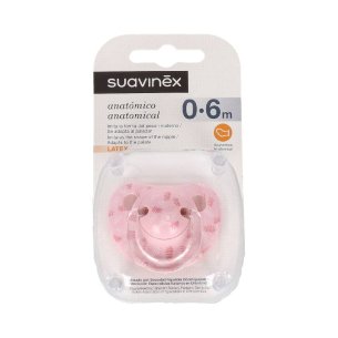 CHUPETE LATEX ANATOMICO SUAVINEX 0 - 6 MESES 1 UNIDAD