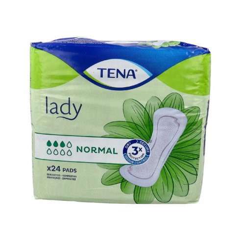 TENA LADY NORMAL 24 UNIDADES ABSORBENTE...