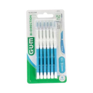 GUM BI-DIRECTION 2 IN 1 0.9 MM AZUL 6U