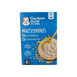 GERBER MULTICEREALES 0 AZUCARES  1 ESTUCHE 250 G