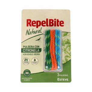 REPEL BITE NATURAL PULSERA DE CUERDA CON CITRONELA  3...