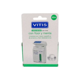 VITIS CINTA DENTAL CON FLUOR Y MENTA  50 M