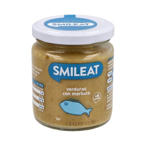SMILEAT 1 TARRITO 230 G SABOR VERDURA CON MERLUZA