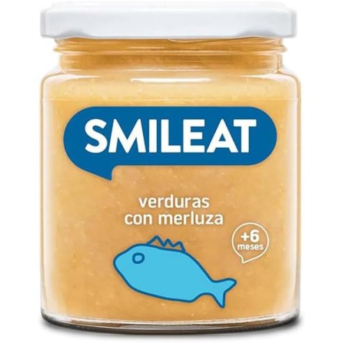 SMILEAT 1 TARRITO 230 G SABOR VERDURA CON MERLUZA