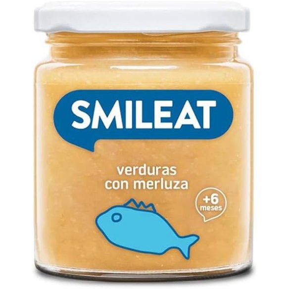 SMILEAT 1 TARRITO 230 G SABOR VERDURA CON MERLUZA