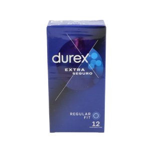 DUREX EXTRA SEGURO PRESERVATIVOS 12 UNIDADES