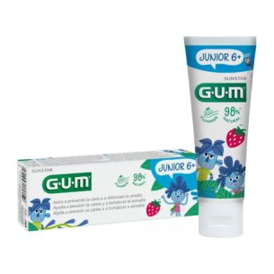 GUM JUNIOR GEL DENTIFRICO 1 ENVASE 50 ML SABOR FRESA 2