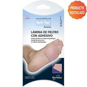 LÁMINA DE FIELTRO CON ADHESIVO 50 X 9,5 CM 2