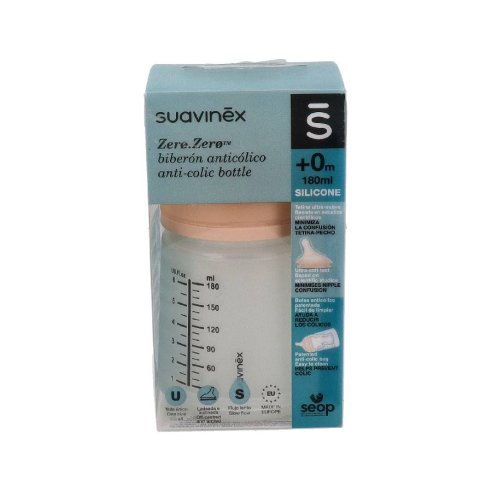 BIBERON ANTICOLICO 0M 180ML TETINA SILICONA...