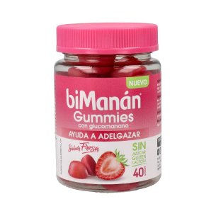 BIMANAN GUMMIES CON GLUCOMANANO  200 G 40 GUMMIES SABOR...