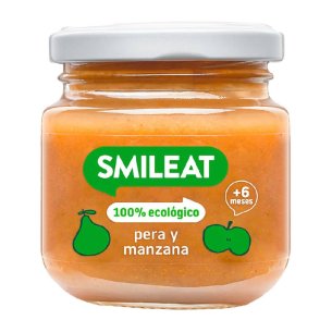 SMILEAT 1 TARRITO 130 G SABOR PERA Y MANZANA