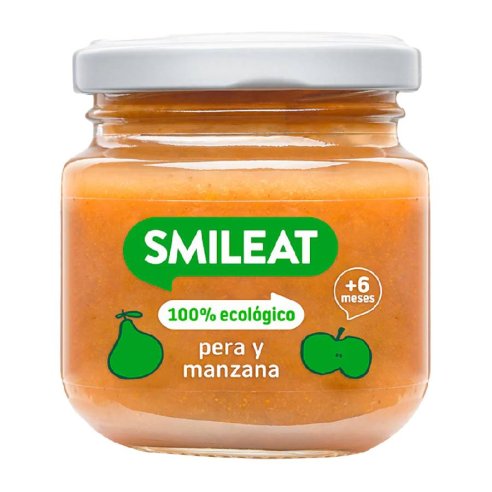 SMILEAT 1 TARRITO 130 G SABOR PERA Y MANZANA