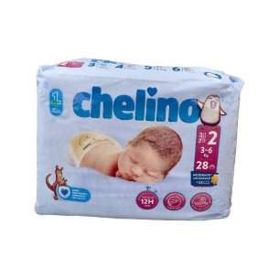 PAÑAL INFANTIL CHELINO FASHION & LOVE T- 2 (3 - 6 KG) 28...