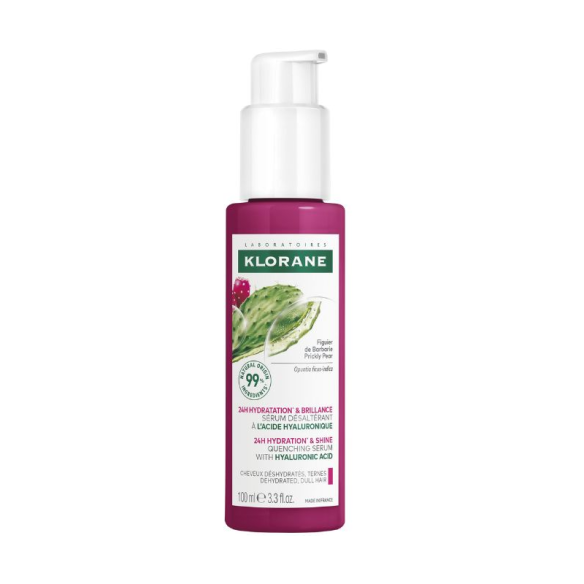 KLORANE SERUM ULTRA HIDRATANTE AL HIGO DE BARBARIA Y ACIDO HIALURONICO  1 ENVASE 100 ML
