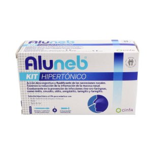 ALUNEB HIPERTONICO  KIT 20 VIALES 5 ML  1 DISPOSI