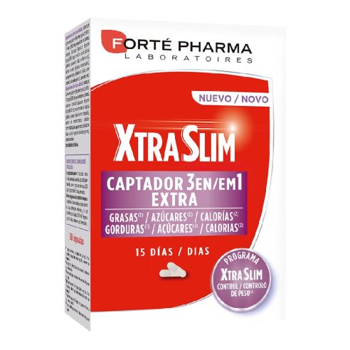 XTRASLIM CAPTADOR 3 EN 1  60 CAPSULAS