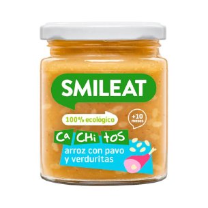 SMILEAT CACHITOS  1 TARRITO 230 G SABOR ARROZ CON PAVO Y...
