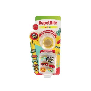 REPEL BITE NIÑOS PULSERA CON CITRONELA  1 UNIDAD CUSTOM