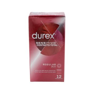 DUREX SENSITIVO SUPER FINO PRESERVATIVOS 12 UNIDADES