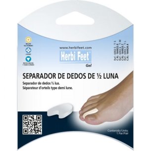 SEPARADEDOS GEL MEDIA LUNA TALLA L 2 UNIDADES 2