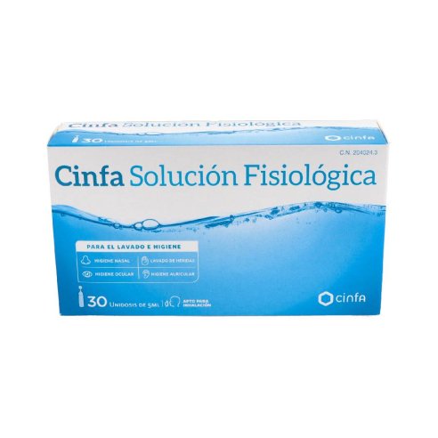 CINFA SOLUCION FISIOLOGICA  30 UNIDADES...