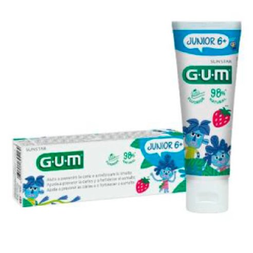 GUM JUNIOR GEL DENTIFRICO 1 ENVASE 50 ML SABOR...