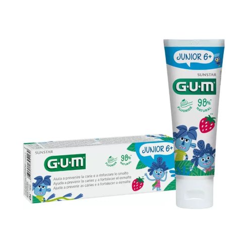 GUM JUNIOR GEL DENTIFRICO 1 ENVASE 50 ML SABOR...