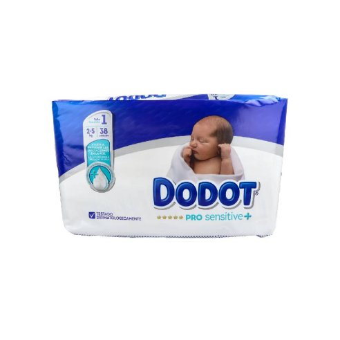 PAÑAL INFANTIL DODOT PRO SENSITIVE TALLA 1 2-5...
