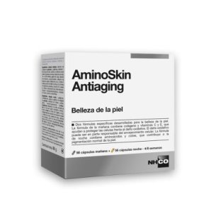 AMINOSKIN ANTIAGING  56 CAPSULAS MAÑANA  56 CAPSULAS NOCHE