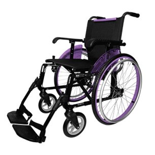 SILLA DE RUEDAS ALUMINIO RUEDA GRANDE TALLA MEDIANA 