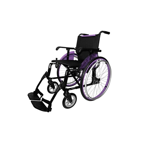 SILLA DE RUEDAS ALUMINIO RUEDA GRANDE TALLA MEDIANA 