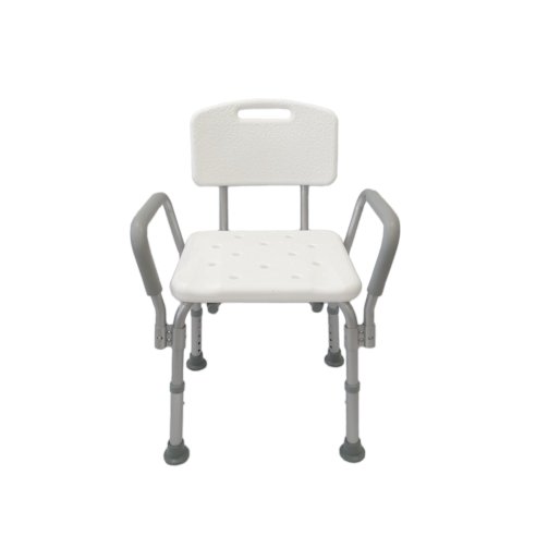 SILLA DE DUCHA REGULABLE CON RESPALDO 2196