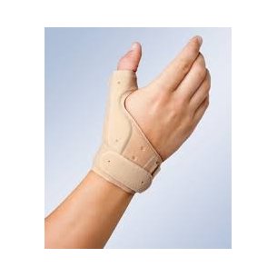 MUÑEQUERA FÉRULA PULGAR CORTA M670 BEIGE TALLA 2